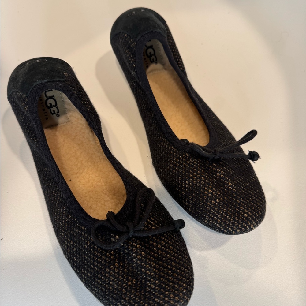 UGG Women's Black Ballet Flats